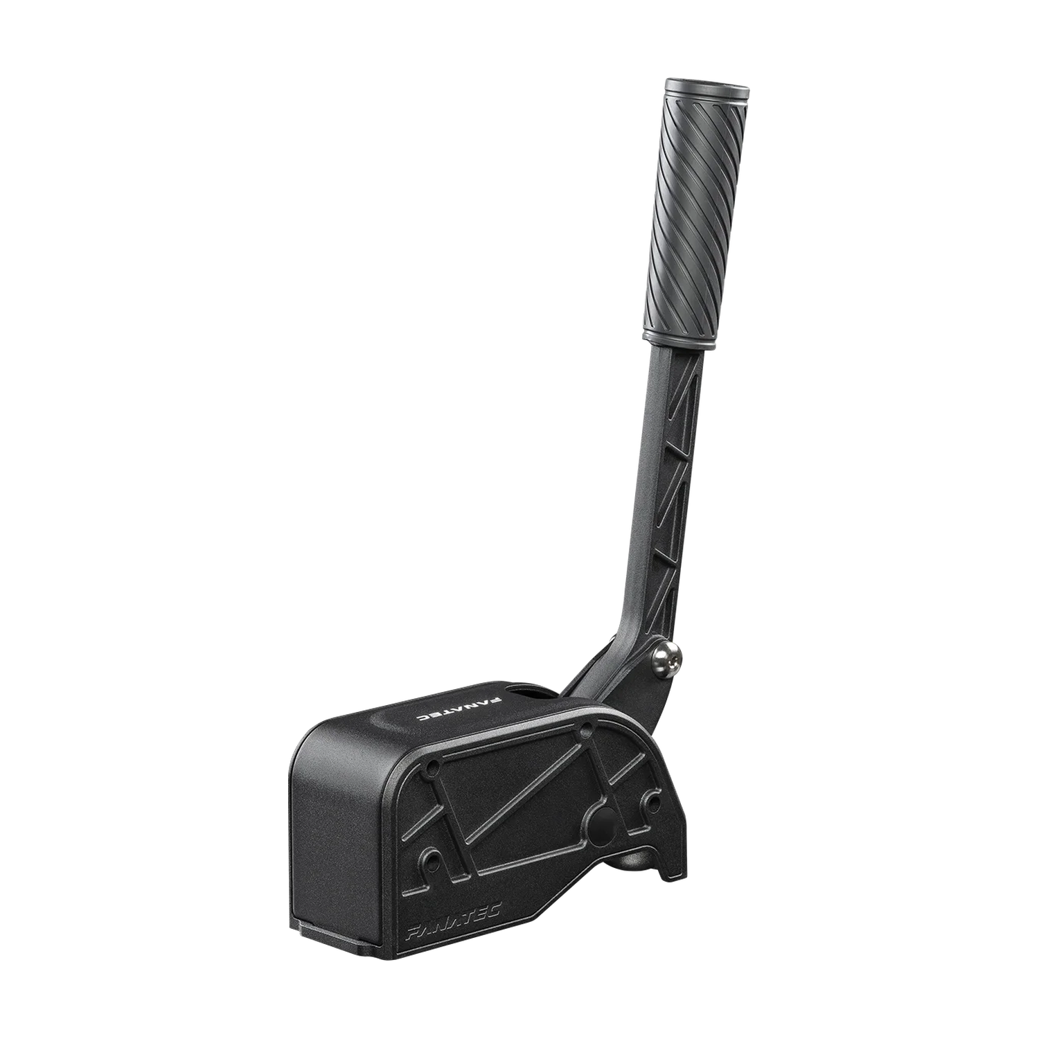 Fanatec Clubsport Hamulec Ręczny V2 w pionowym ustawieniu, widok z przodu pod kątem